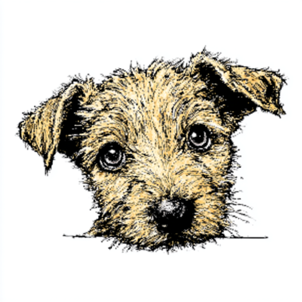 Puppy face with floppy ears and big eyes clean ve, dog clipart