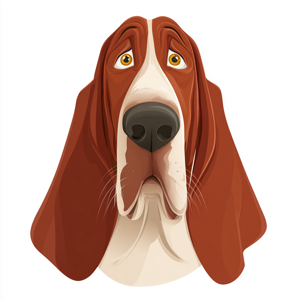 Puppy face with floppy ears and big eyes clean ve, dog clipart