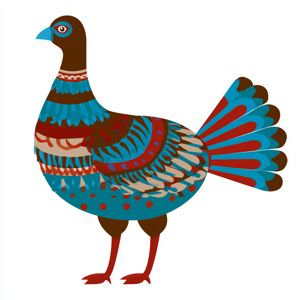 Thanksgiving theme with turkey colorful vect, november clipart