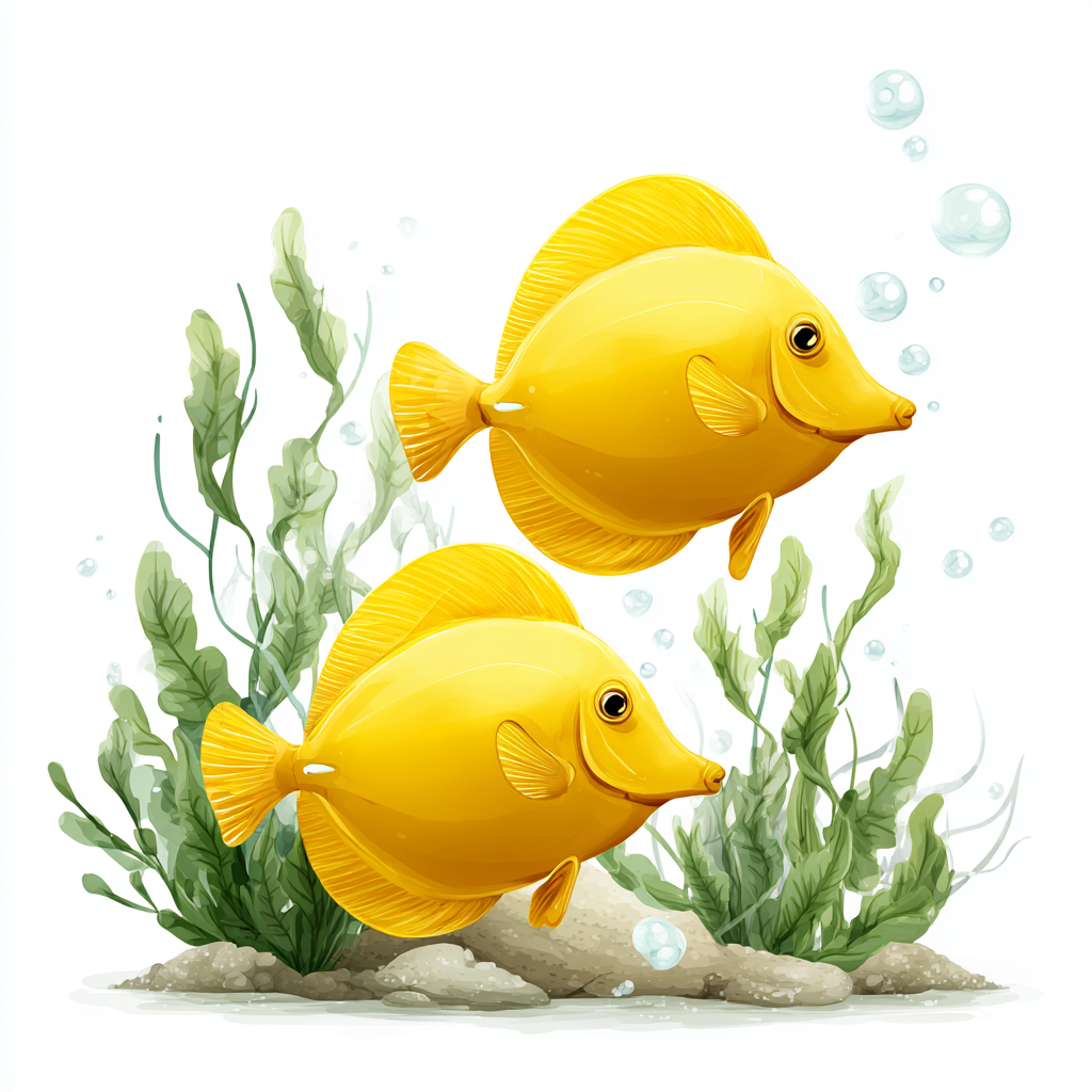 Colorful tropical fish swimming underwa, swimming fish clipart