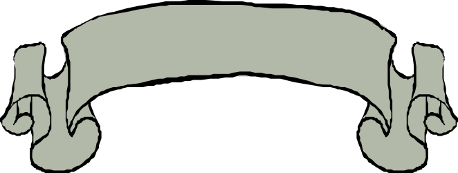 Bearded Man Silhouette Clipart - Elegant Borders and Bars Design