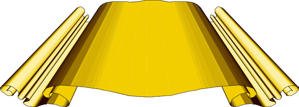 a gold bell with a bell bell on top clip art png transparent Gold Bell with Bell Top Clipart - Decorative Borders and Bars