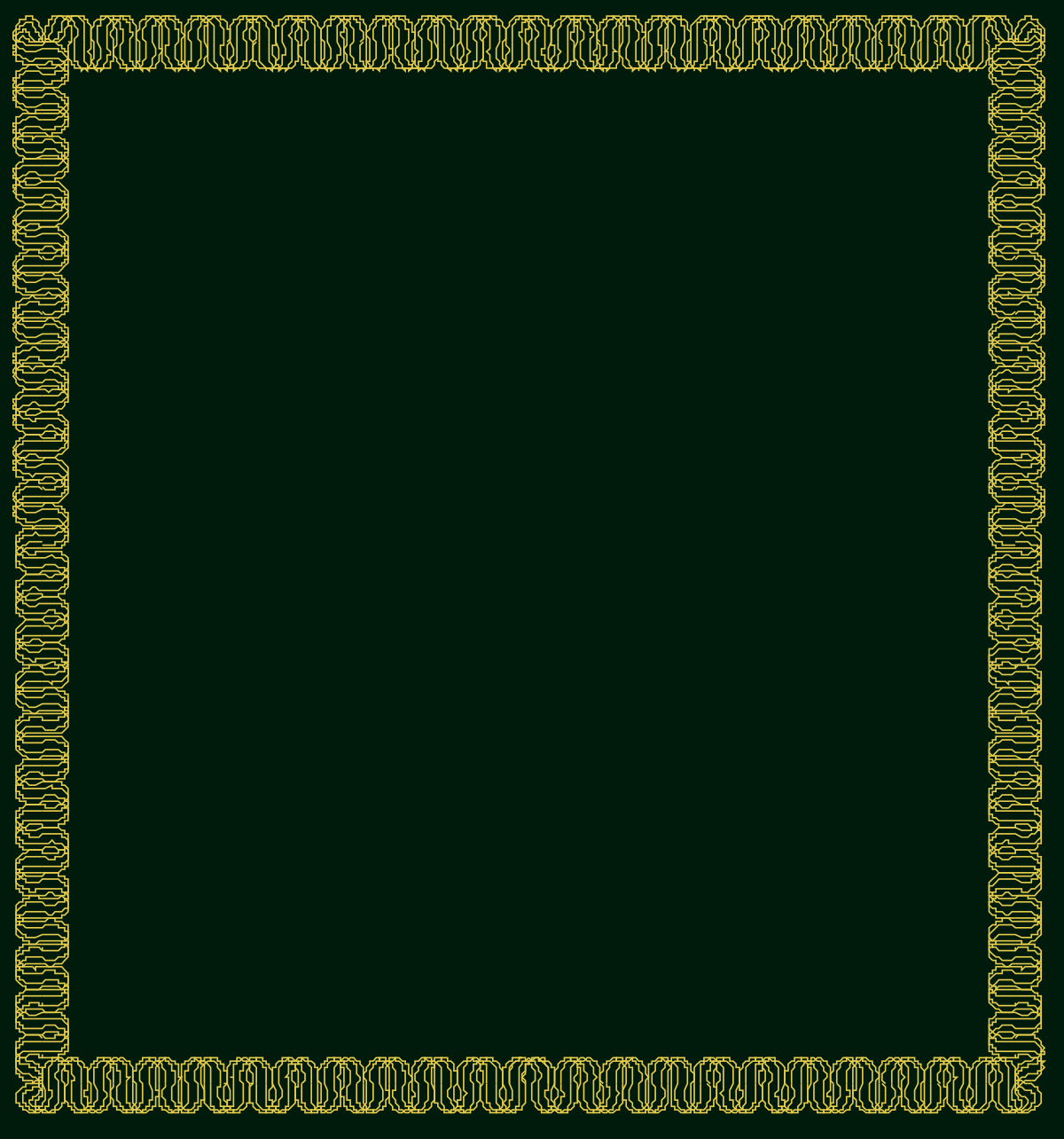 Decorative Square Frame Clipart for Creative Borders and Designs
