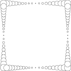 Square Frame with Black Background Clipart - Elegant Borders & Frames