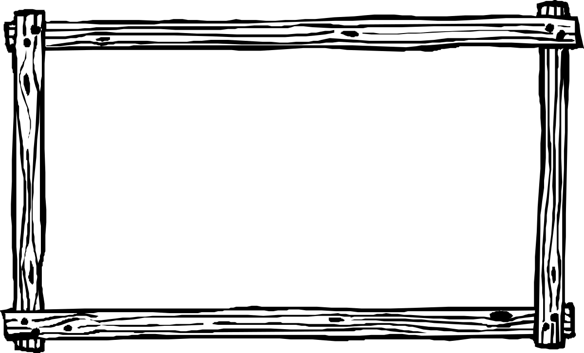 a black and white frame with a white background clip art png transparent Elegant Black and White Borders and Frames - Versatile Clipart for All Projects