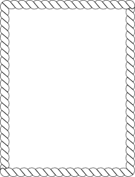 Square Frame with Scr Pattern Clipart - Elegant Borders and Frames