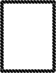 Rope Pattern Square Frame Clipart - Perfect for Elegant Borders