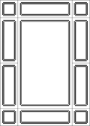 Black and White Square Frame Clipart - Stylish Borders & Frames