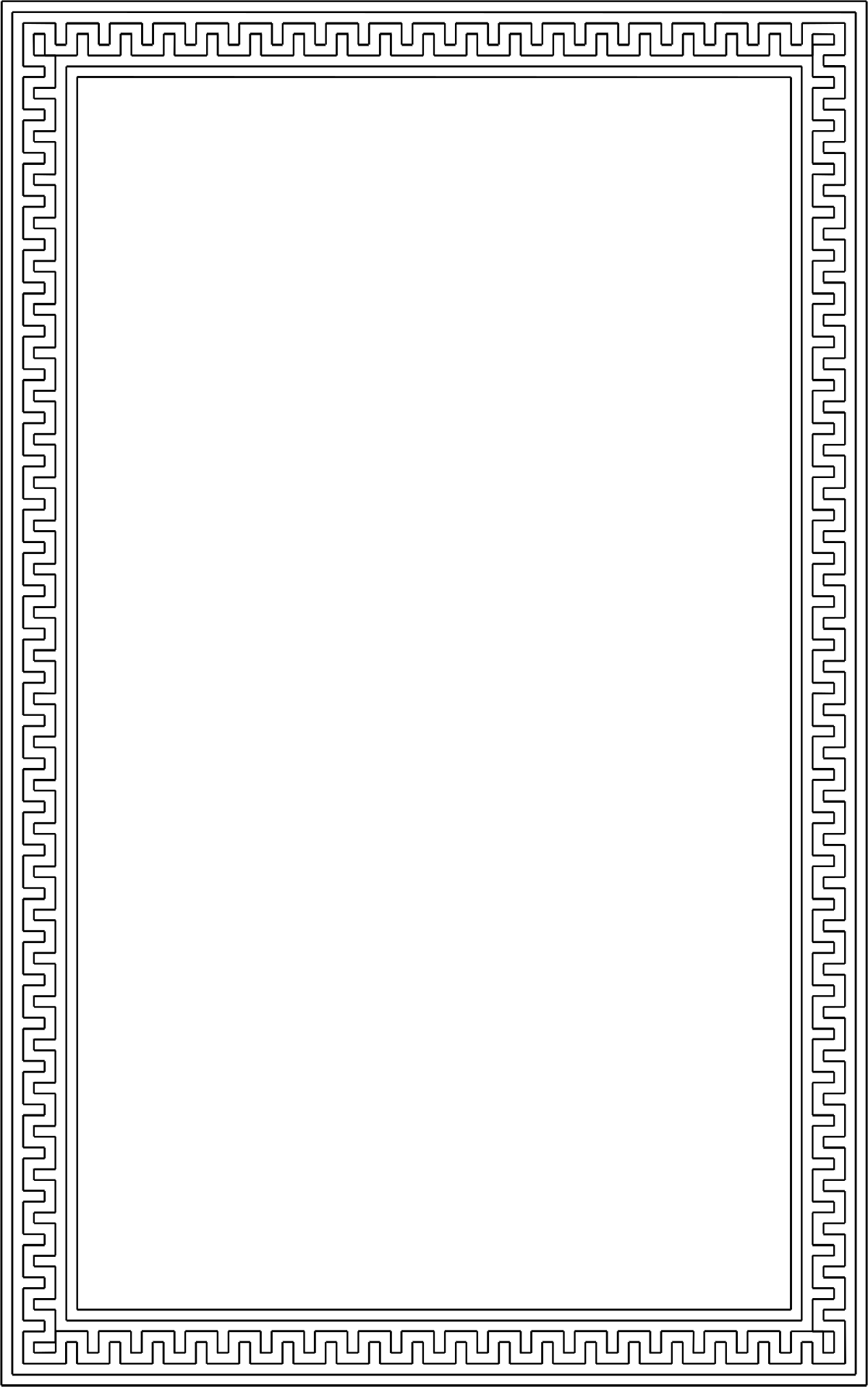 a greek border with a square pattern clip art png transparent Greek Square Pattern Borders and Frames Clipart for Elegant Designs