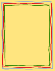 Vibrant Square Clipart with Red and Green Borders - Perfect for Creative Frames