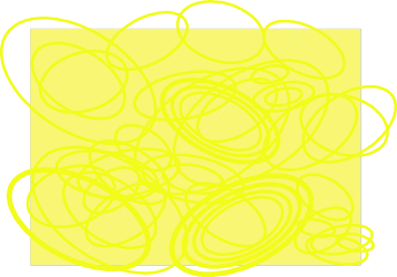 Yellow Square with Circles on Black Background  Versatile Clipart Borders and Frames