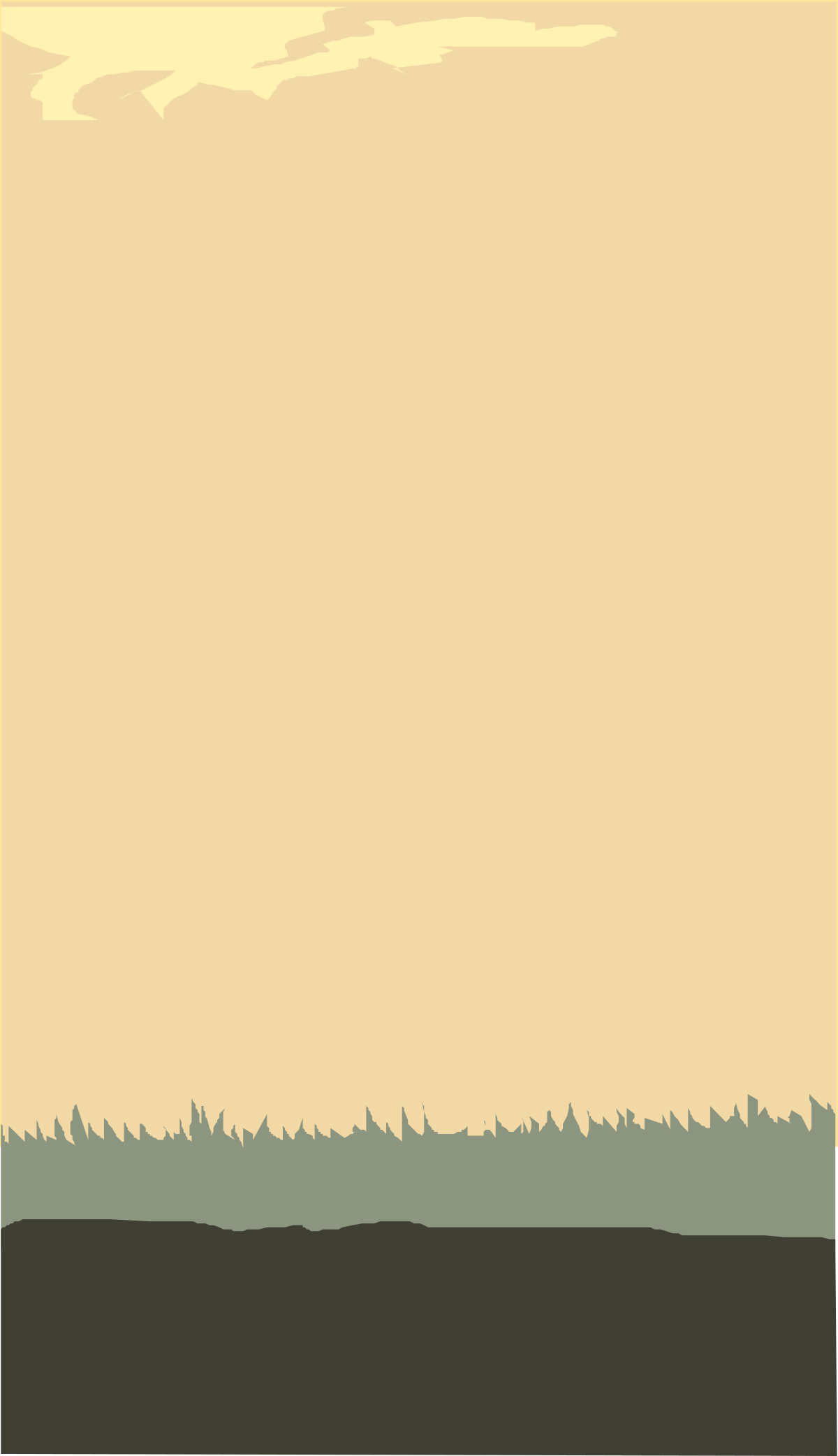 Borders and Frames: Elegant Brown and Black Sky Clipart