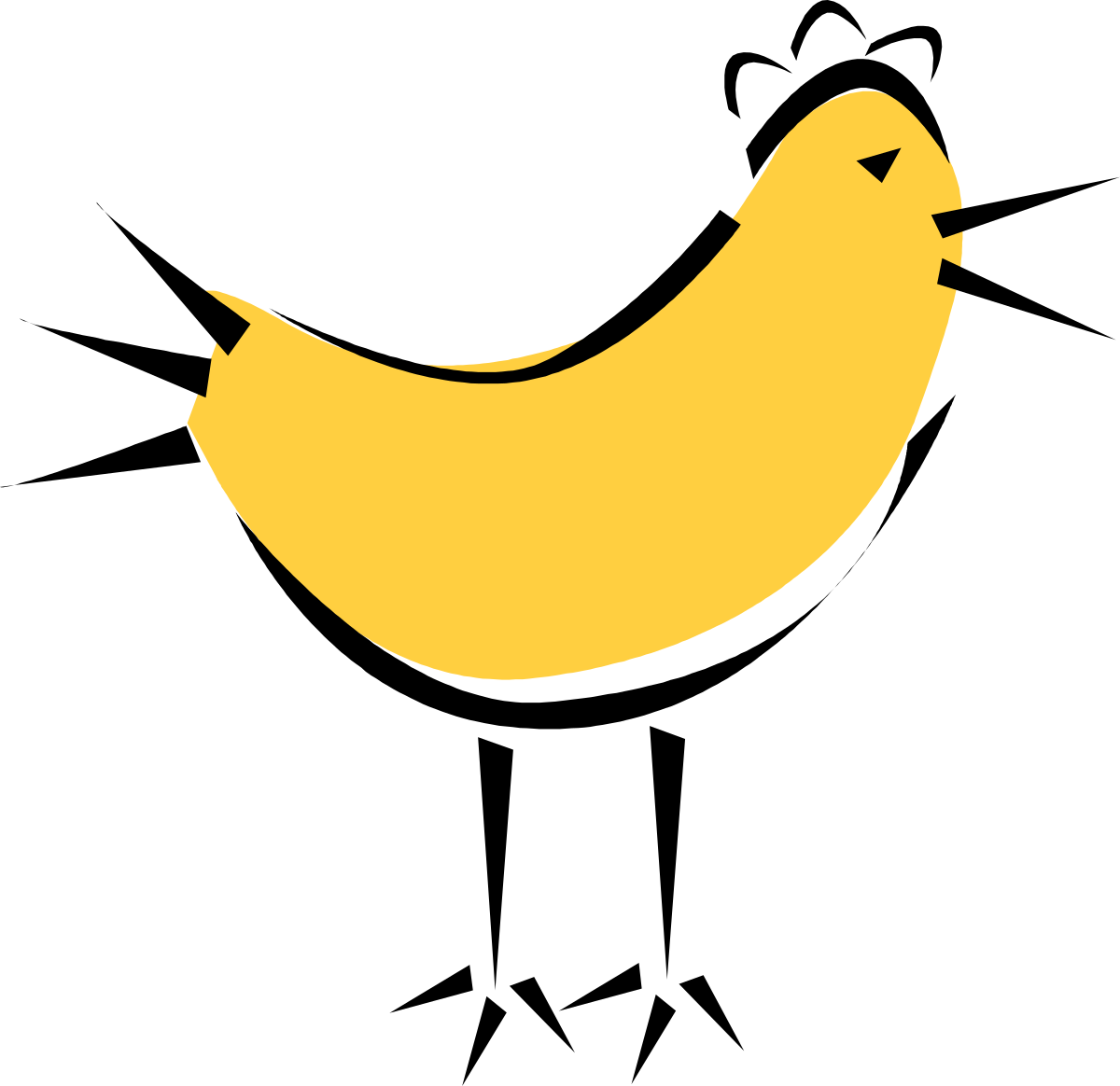 Yellow Banana Clipart on Black Background - Vibrant and Eye-Catching