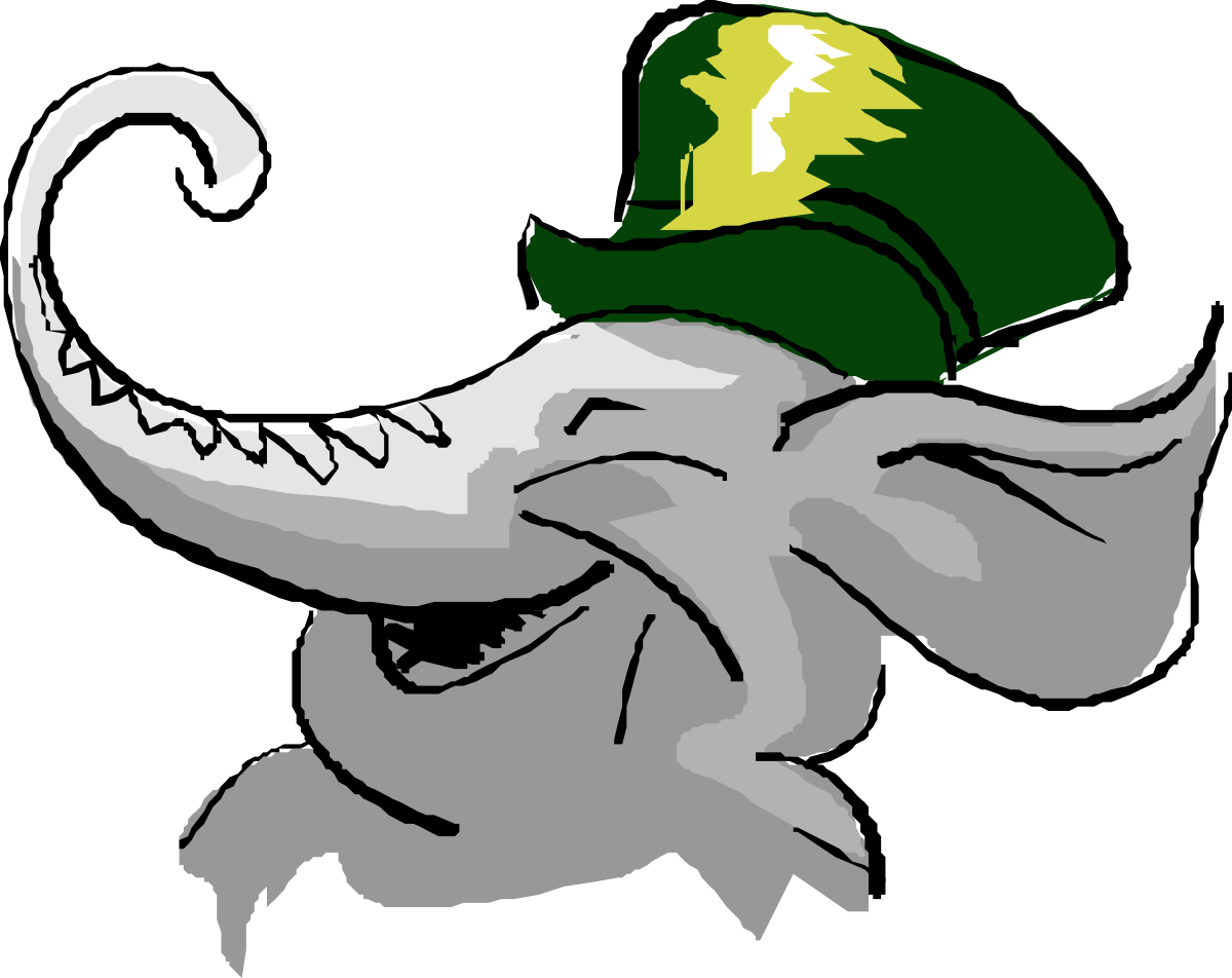 an elephant with a hat on its head clip art png transparent Elephant with Hat Clipart: Whimsical Designs for Every Occasion