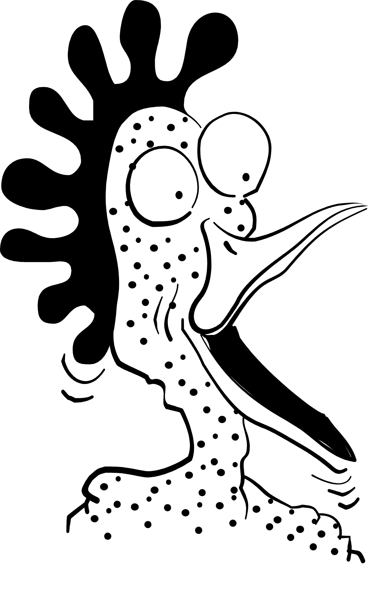 Black and White Snake Silhouette Clipart for Creative Projects