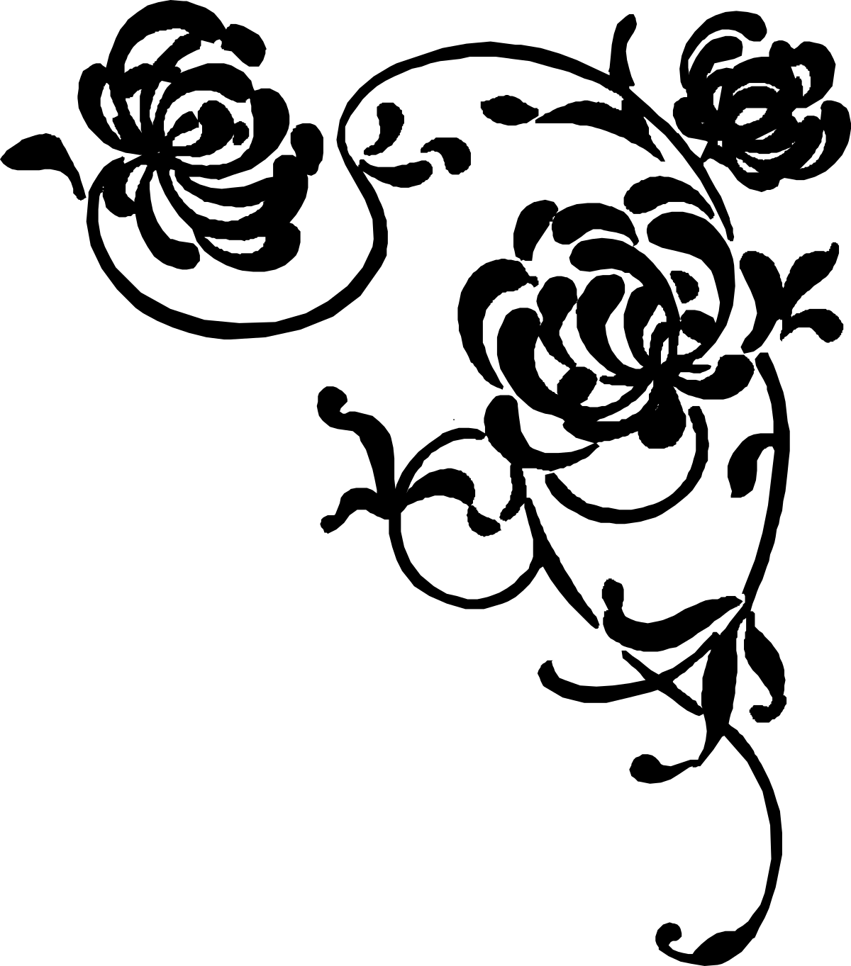 a black and white image of a woman ' s face clip art png transparent Black and White Woman's Face Clipart - Elegant and Versatile Designs