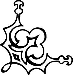Skull Clipart: Black and White Borders & Corners Design
