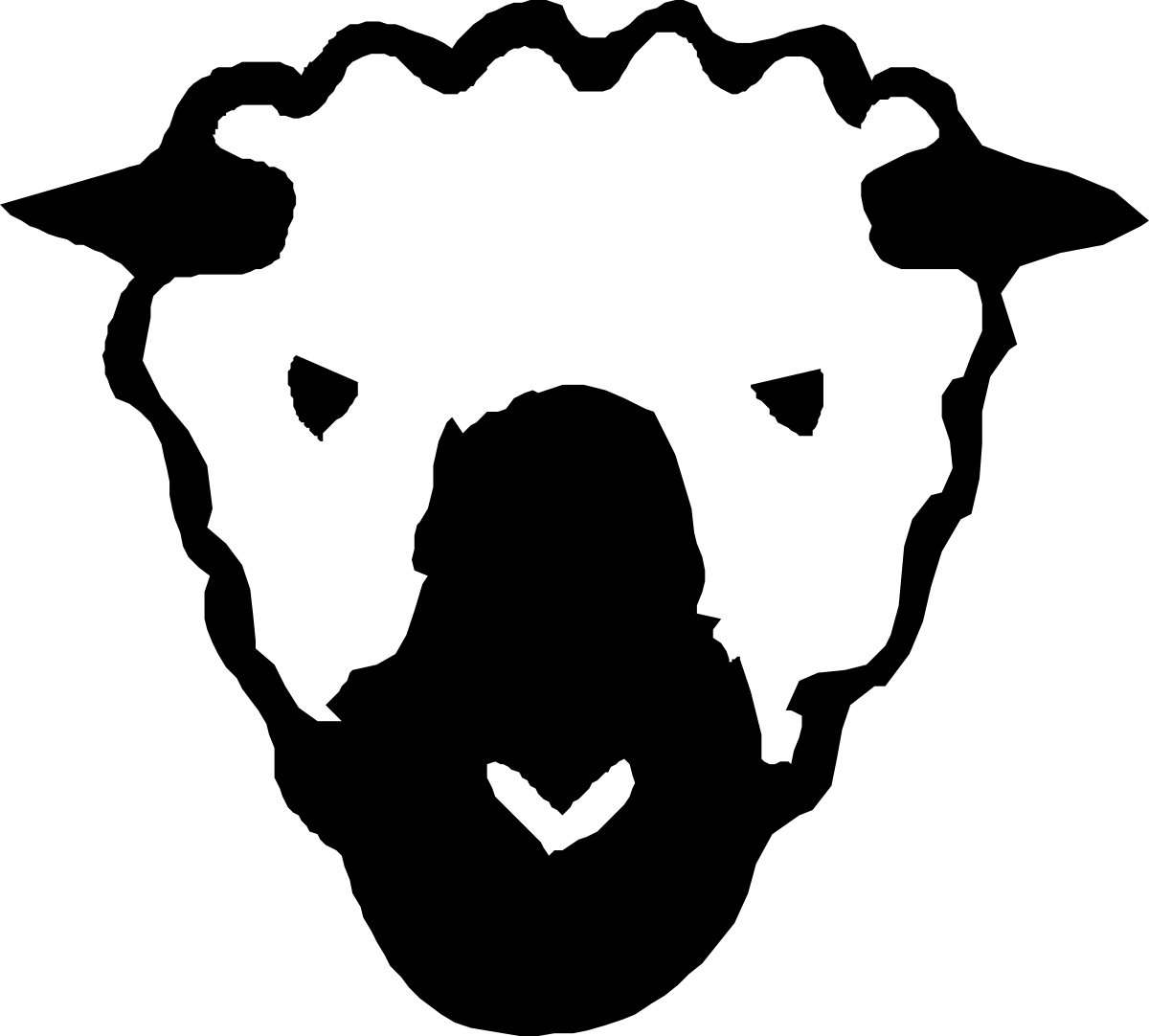 a white silhouette of a man ' s face clip art png transparent Silhouette of a Man's Face - Elegant White Clipart for Versatile Use