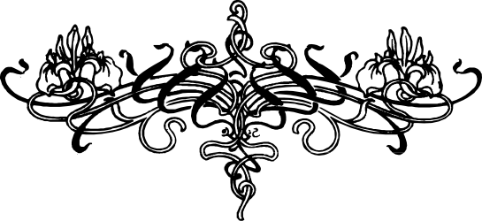 Black and White Tattoo Design Clipart - Unique Borders & Bars