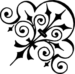 Borders and Corners: Stylish Clipart with White Line on Elegant Black Background