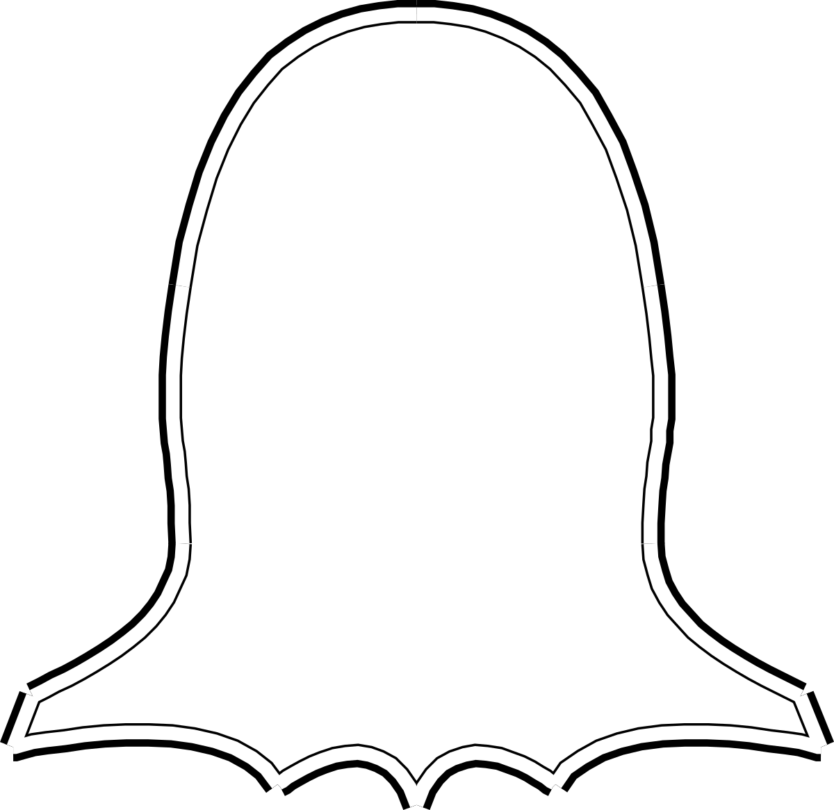 White Bell Silhouette Clipart for Elegant Designs