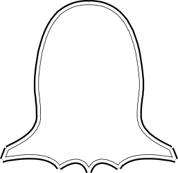 White Bell Silhouette Clipart for Elegant Designs