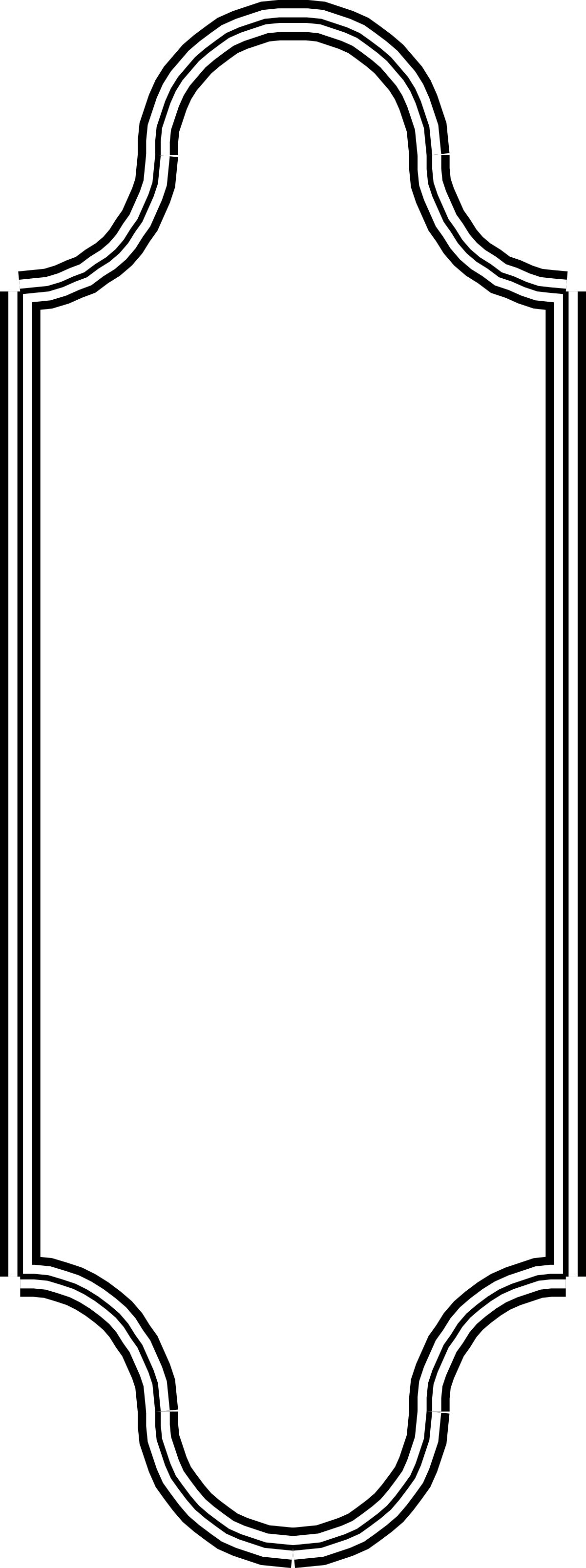 Black and White Frame Clipart - Elegant Borders for Your Designs