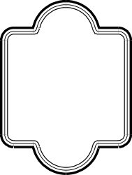 Blank Paper with White Border Clipart - Elegant Frame Design