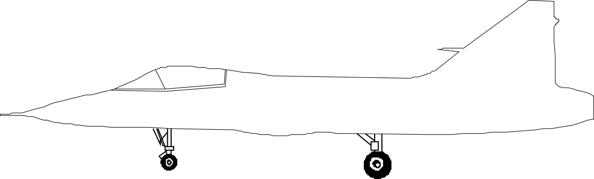 Fighter Jet Silhouette Clipart for Dynamic Visuals