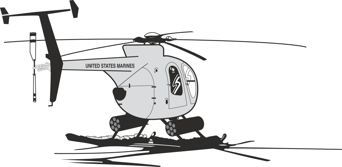 Helicopter with Man Standing: Dynamic Clipart for Versatile Use