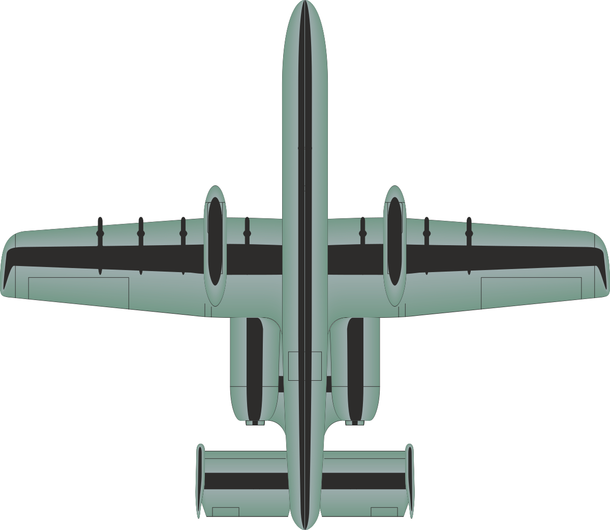 Small Airplane Flying High in the Sky Clipart