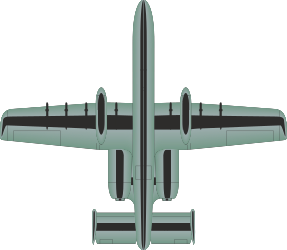 Small Airplane Flying High in the Sky Clipart