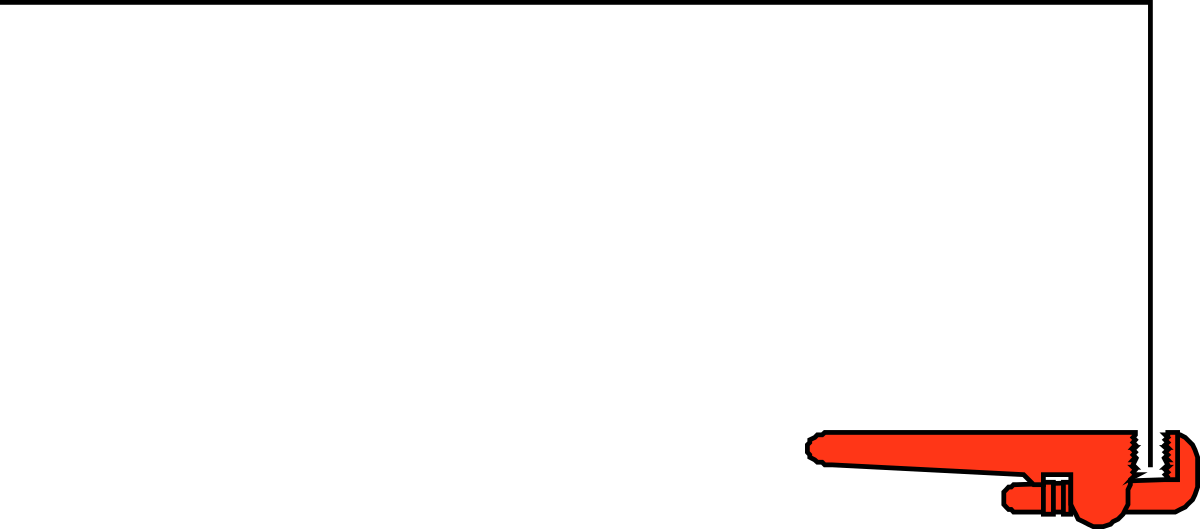a red and black logo with a gun clip art png transparent Gun Clipart Logo with Red and Black Borders and Corners