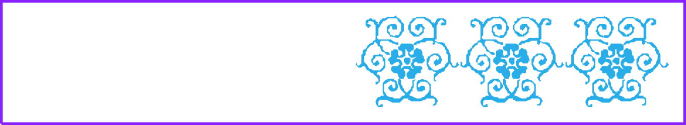 Stylish Blue and Black Borders Clipart for Creative Designs
