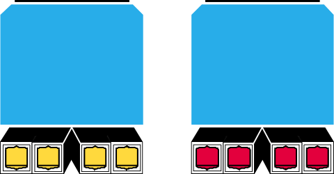 Passenger Plane Interior with Two Rows of Seats Clipart