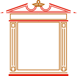 Stunning Red and Brown Building with Roof Clipart