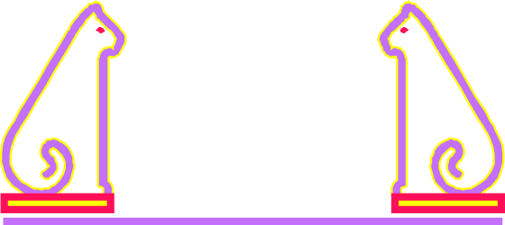 Upward Arrows Clipart - Stylish Borders and Bars Illustration