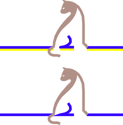 Dynamic Split Pose Clipart for Fitness and Dance Enthusiasts