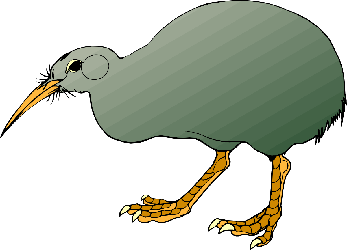Cartoon Bird with Long Beak Clipart: Whimsical Avian Designs