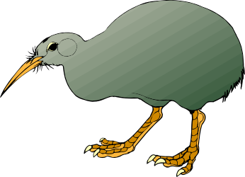Cartoon Bird with Long Beak Clipart: Whimsical Avian Designs