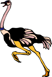 Long Neck Bird Clipart - Elegant Avian Illustrations