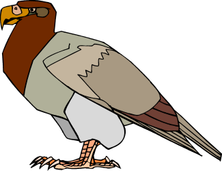 Brown and White Beak Bird Clipart - Perfect for Nature Projects