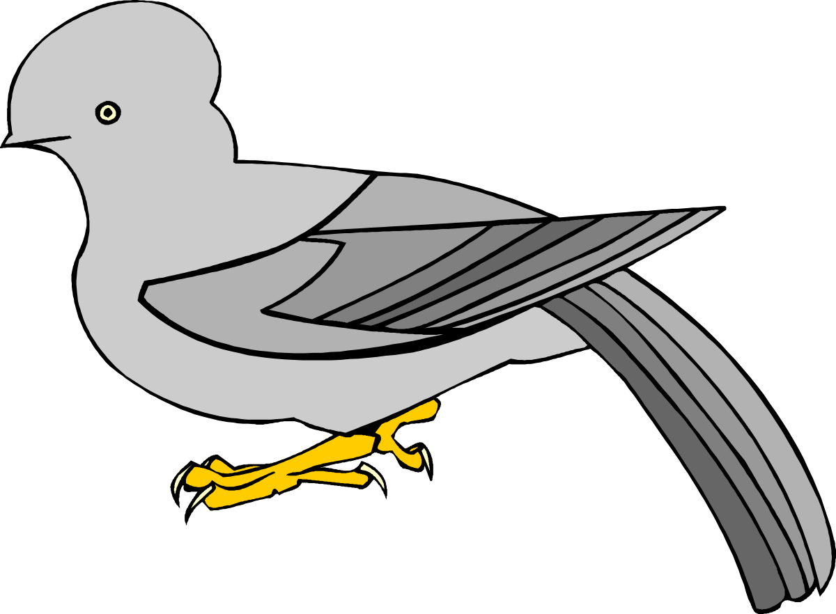 a bird with a yellow beak on its feet clip art png transparent Bird with Yellow Beak on Feet Clipart - Vibrant Avian Illustration