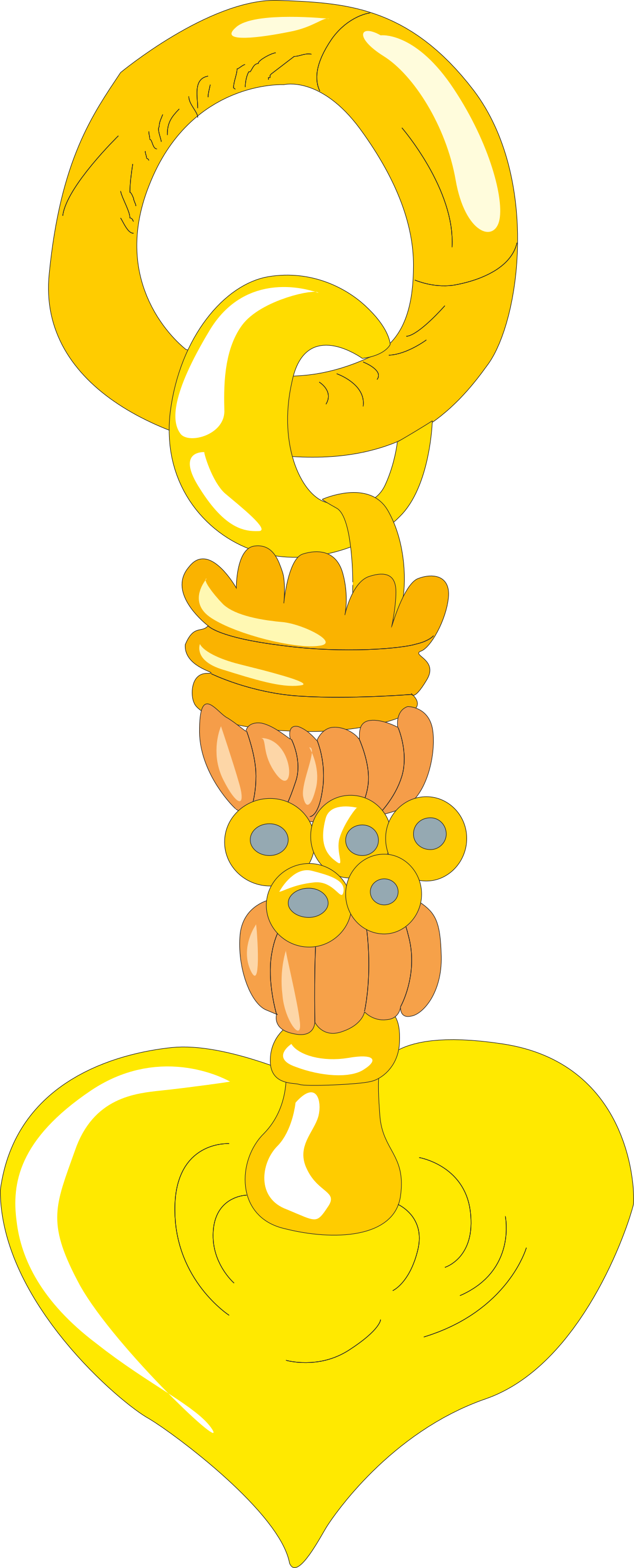 Cartoon Character with Yellow Hat Clipart - Fun and Playful Imagery