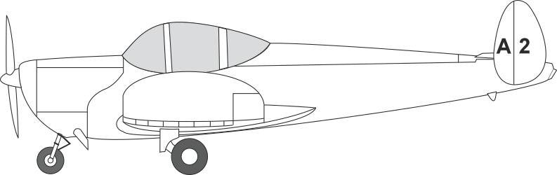 Small Airplane Clipart with Propeller - High-Quality SVG Graphics