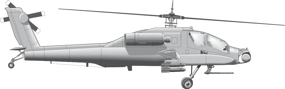 Helicopter Clipart with Propeller and Propeller Wheel