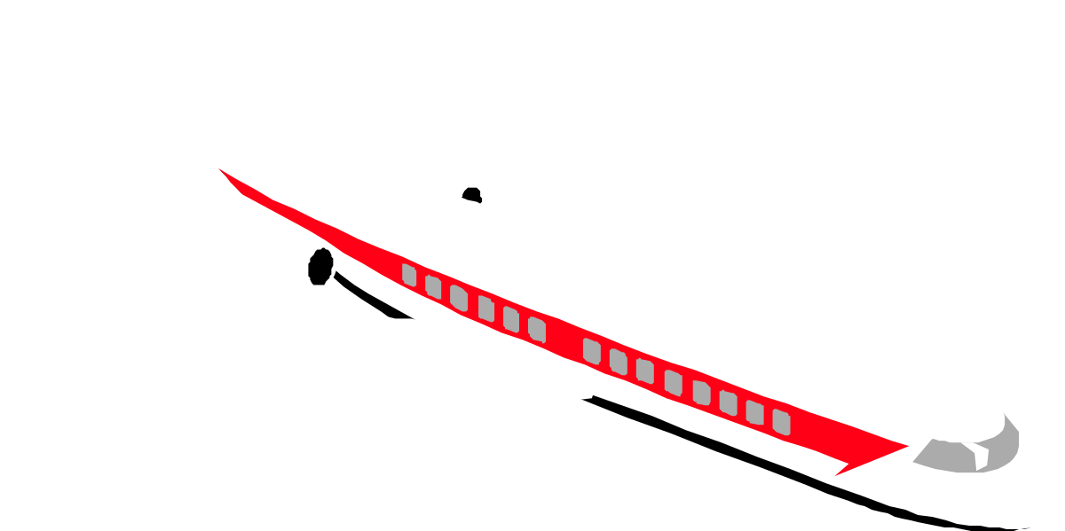 a plane with red stripes clip art png transparent Plane with Red Stripes Clipart - Vibrant Aircraft Graphics
