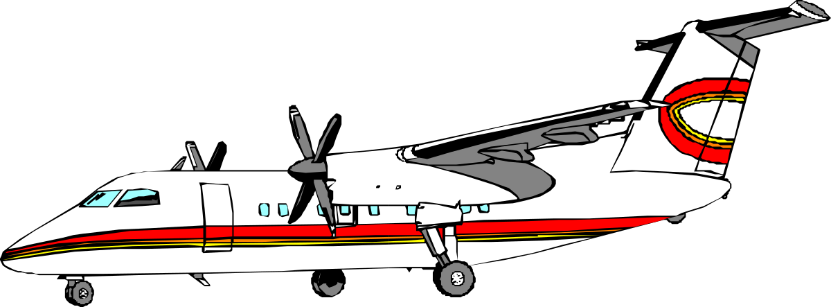 Small Airplane with Propeller Clipart for Creative Projects