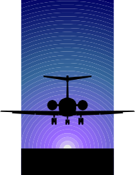 Plane Flying in the Sky Clipart - Stunning Aerial Views