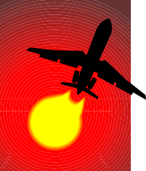 Plane Flying in the Sky Clipart for Dynamic Designs